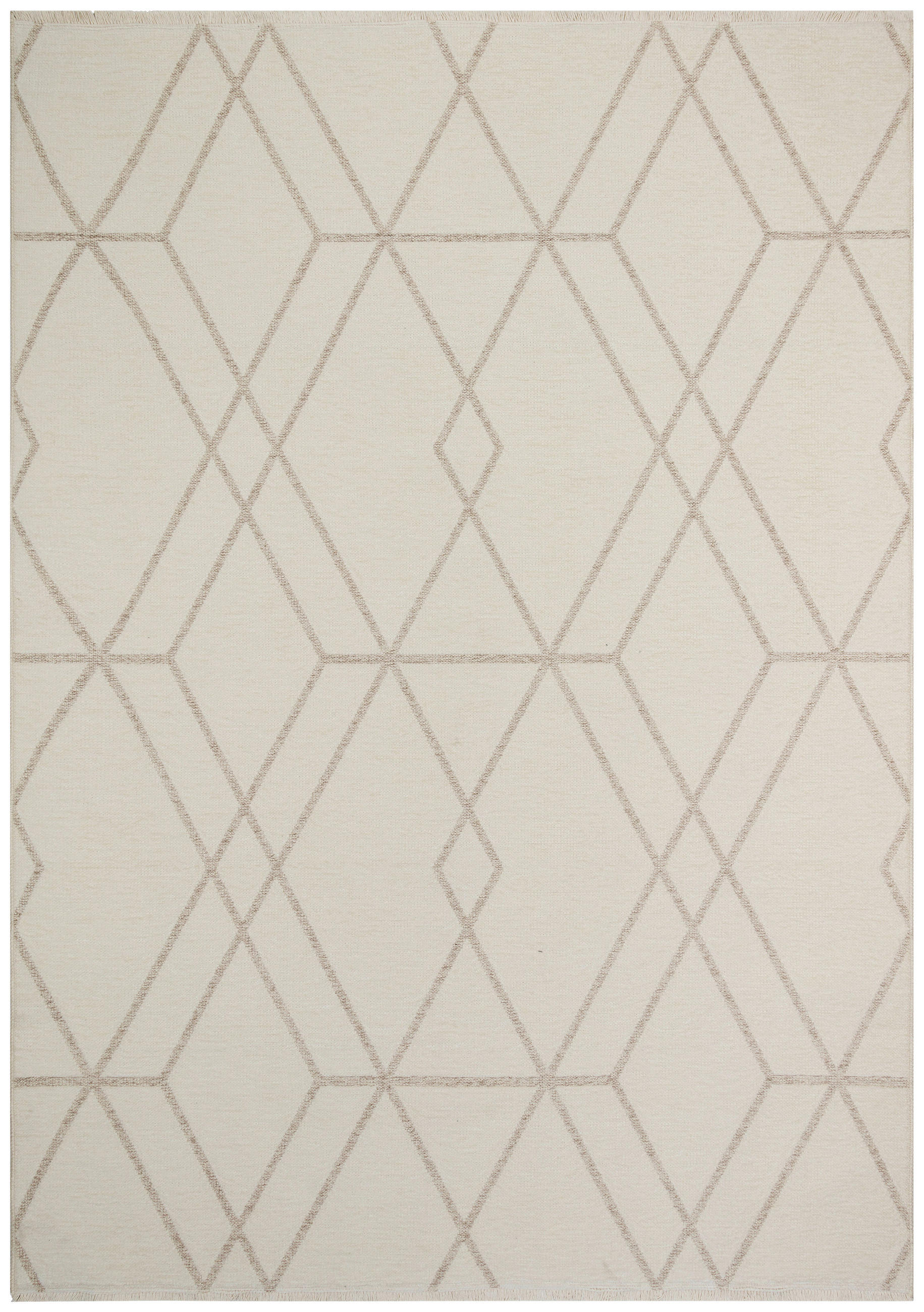 FLACHWEBETEPPICH 80/150 cm Olivia Beige  - Beige, LIFESTYLE, Textil (80/150cm) - Novel