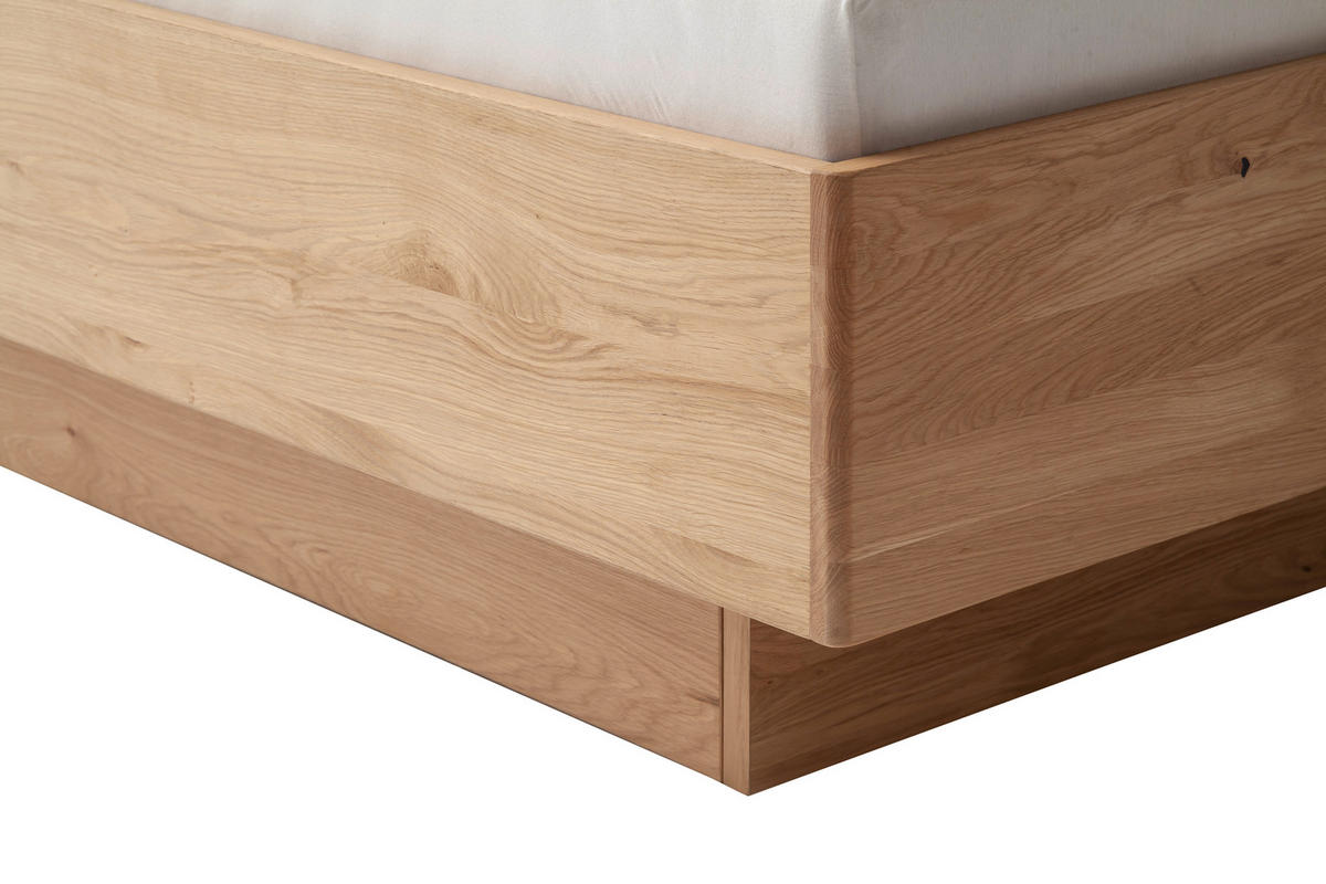 PAT, 160/200 cm, stejar Bianco - stejar Bianco, Natur, lemn/material pe bază de lemn (160/200cm)