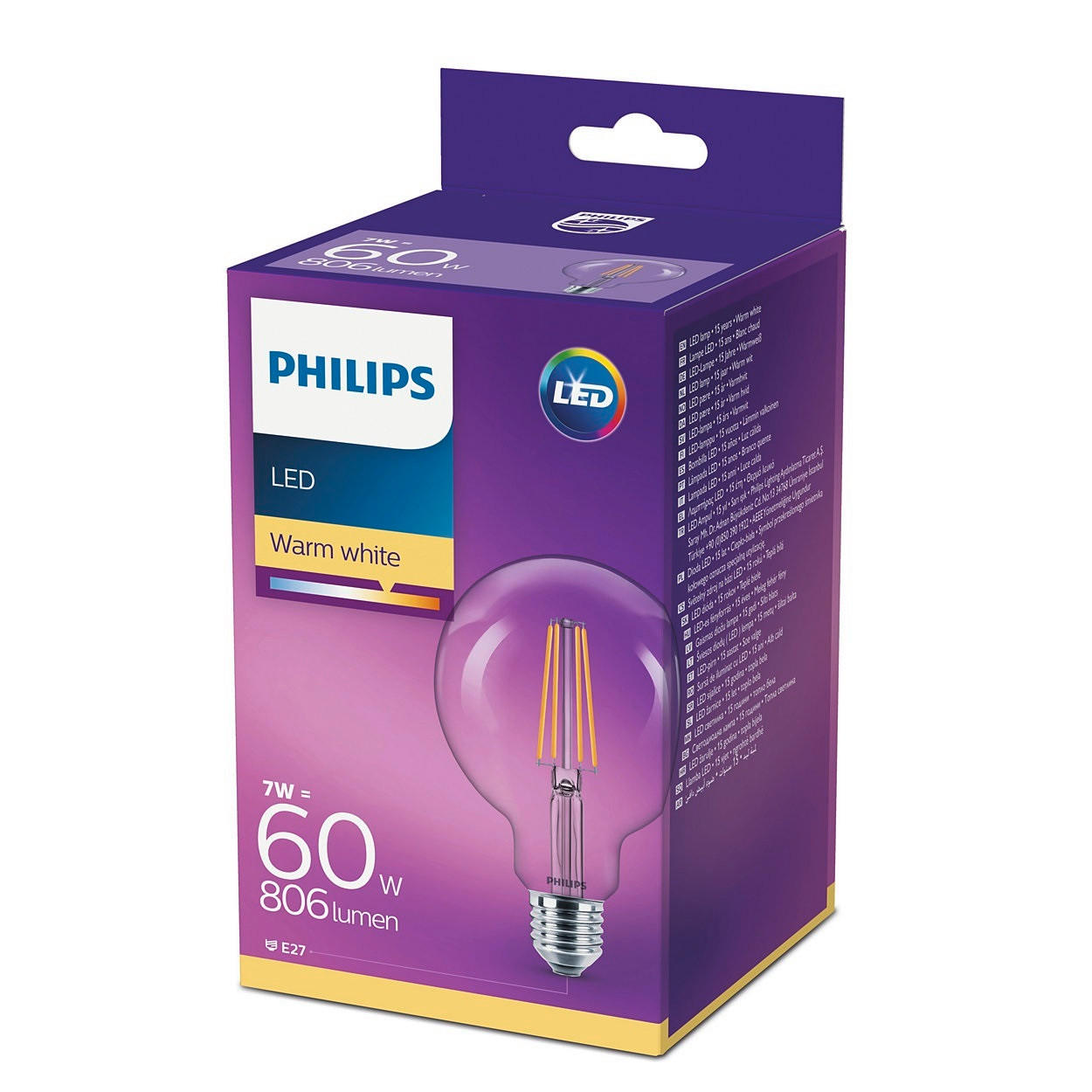 LED-SIJALKA   //// - Basics, steklo (14/9,5/9,5cm) - Philips