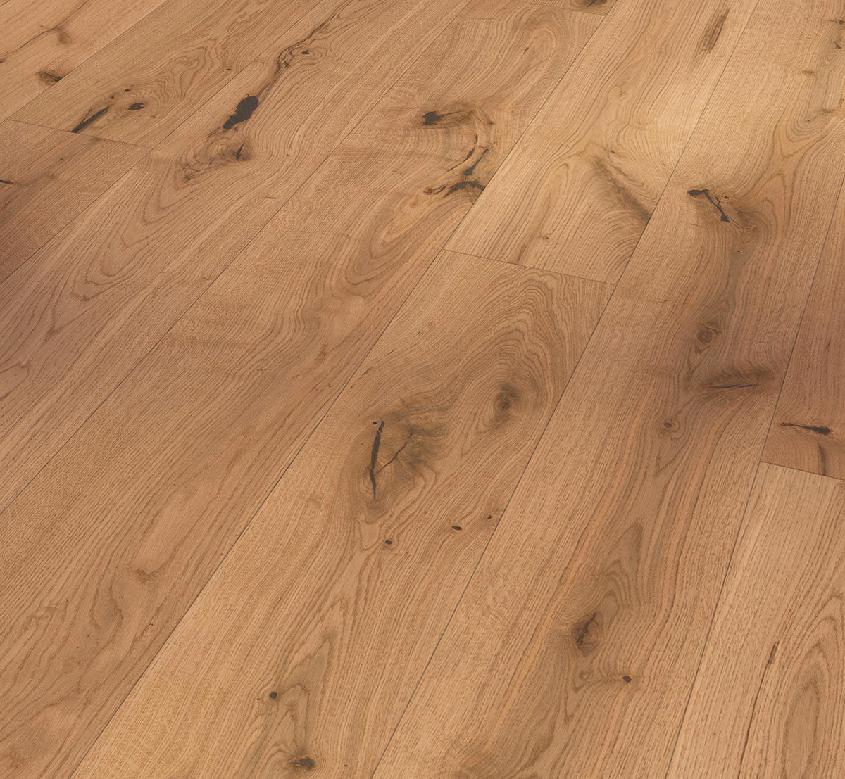PARKETTBODEN Parkett Basic 11-5 Character  per  m² - Eichefarben, Basics, Holz (220/18.5/1.15cm) - Parador