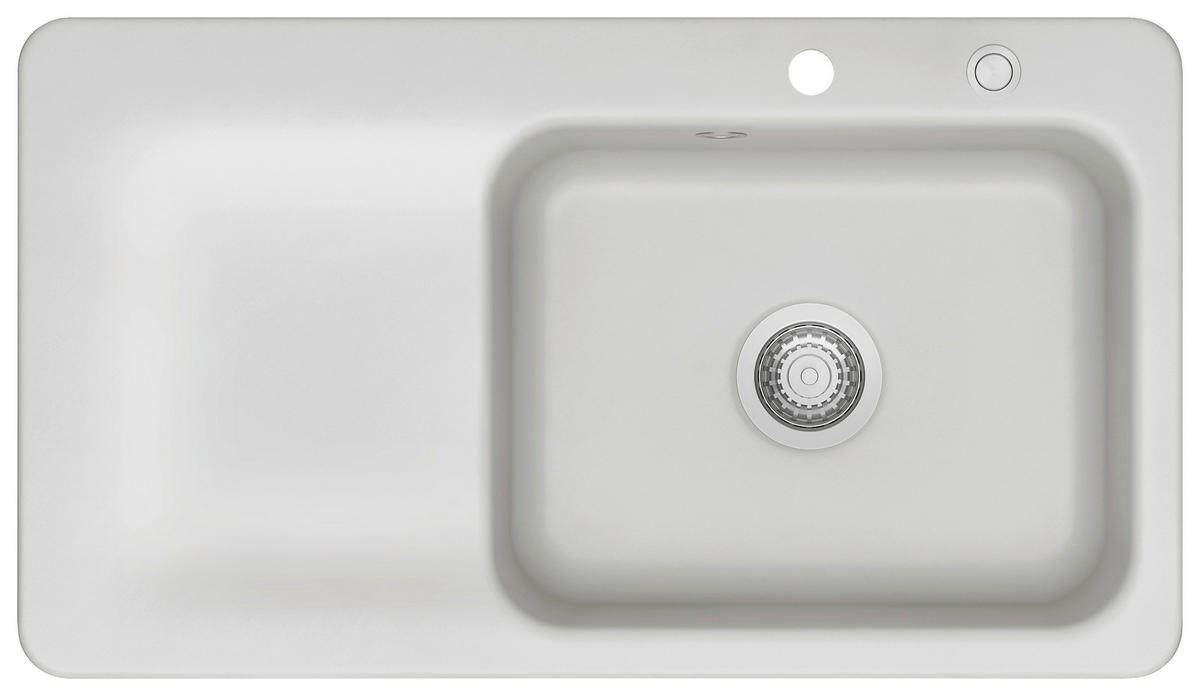 SPÜLE Juna 90 / 50140220  - Hellgrau, Basics, Keramik (90/20/51cm) - Systemceram