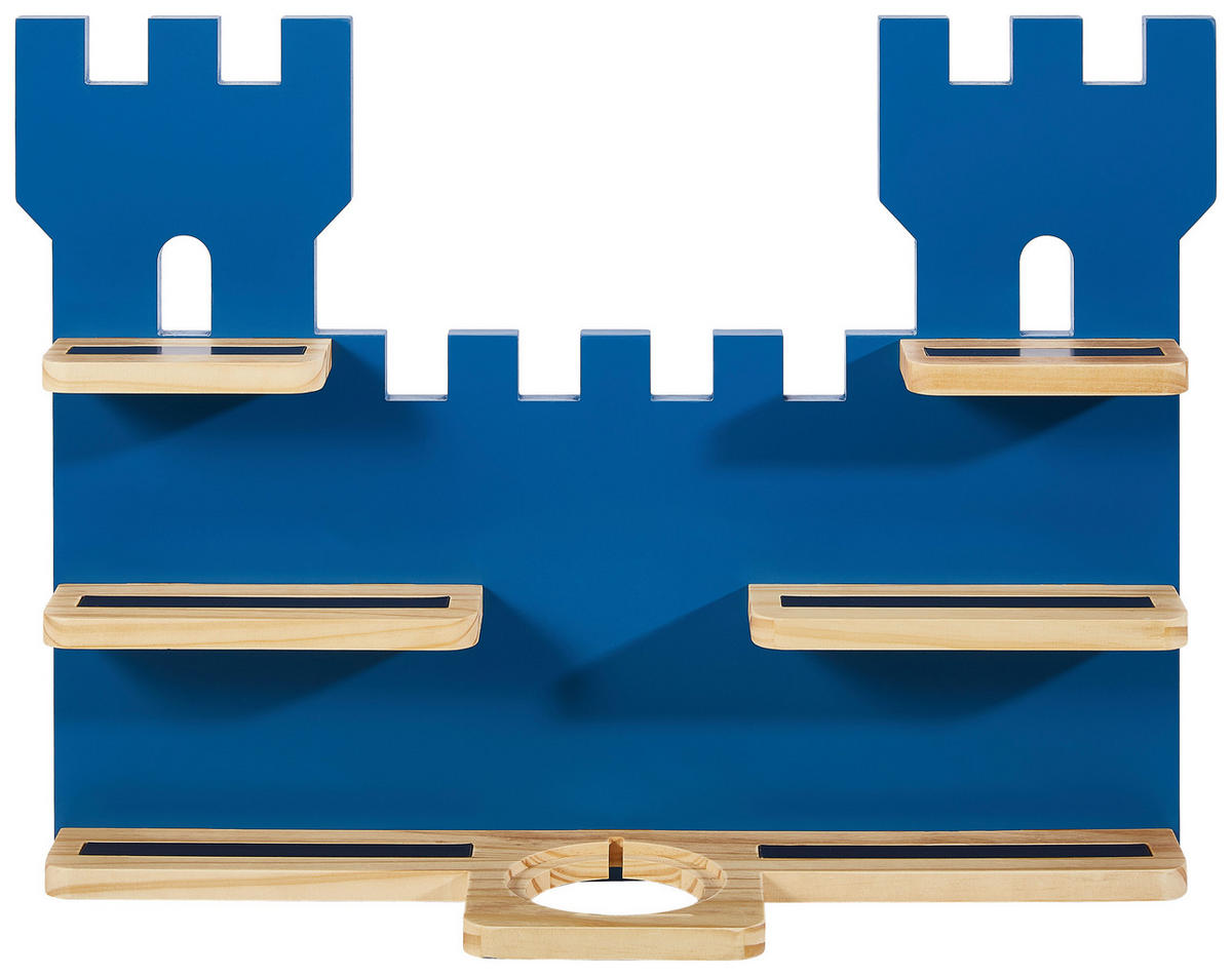 REGAL für Toniebox und Figuren 56/43/15 cm  - Blau/Naturfarben, Trend, Holz/Holzwerkstoff (56/43/15cm) - Ben'n'jen