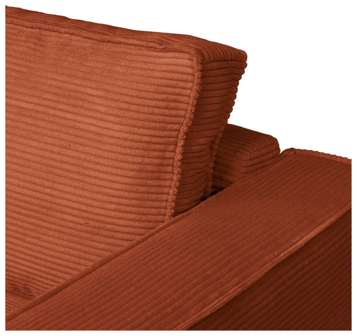 SCHLAFSOFA in Cord Rostfarben  - Rostfarben/Dunkelbraun, Design, Holz/Textil (203/85/99cm) - MID.YOU