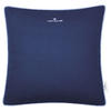 KISSENHÜLLE Dove Signature 40/40 cm  - Blau/Dunkelblau, KONVENTIONELL, Textil (40/40cm) - Tom Tailor