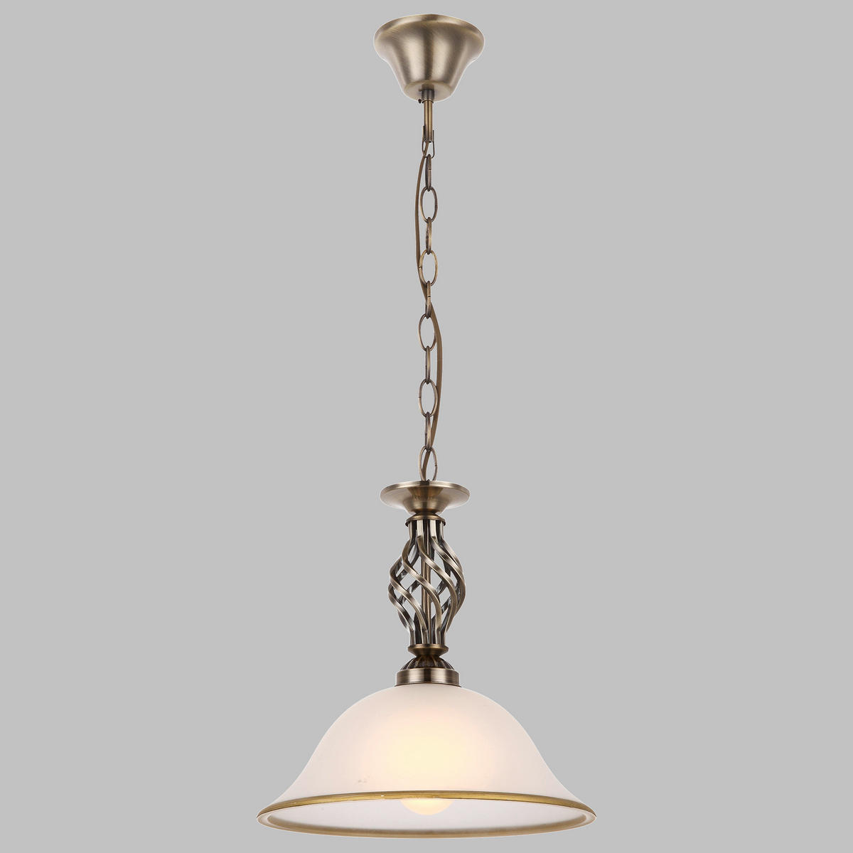 HÄNGELEUCHTE 30/120 cm   - ROMANTIK / LANDHAUS, Glas/Metall (30/120cm) - Globo