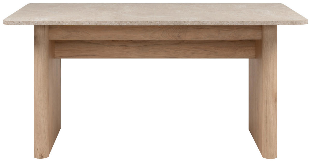 ESSTISCH Holzwerkstoff 160-200/90/75 cm  - Sandfarben/Braun, Modern, Holzwerkstoff (160-200/90/75cm) - Livetastic