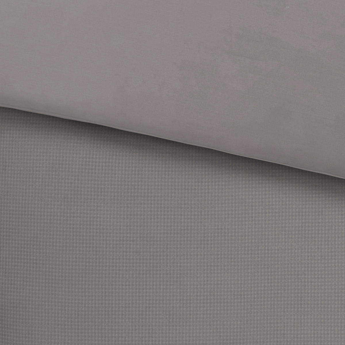 BETTWÄSCHE Waffelpiqué 140/200 cm  - Anthrazit, Design, Textil (140/200cm) - Esposa