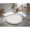 KOPALNIŠKA PREPROGA SECCO  bela 60/60 cm  - bela, Design, umetna masa/tekstil (60/60cm) - Esposa