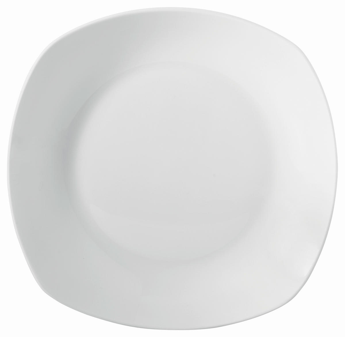 HLBOKÝ TANIER, keramika, 21,5 cm - biela, Basics, keramika (21,5cm) - Novel