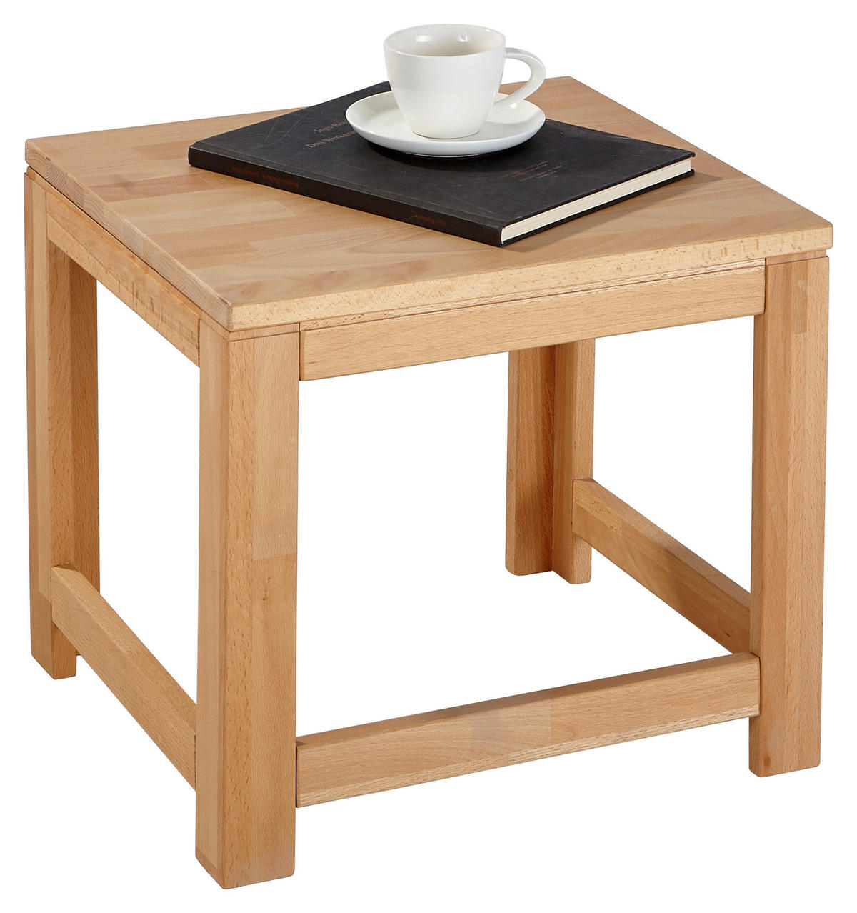BEISTELLTISCH in Holz 45/40/38 cm  - Buchefarben, Konventionell, Holz (45/40/38cm) - Linea Natura