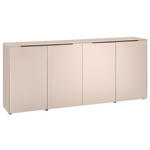 SIDEBOARD  200/87/38 cm  - Kaschmir/Schwarz, Design, Holzwerkstoff/Kunststoff (200/87/38cm) - Voleo