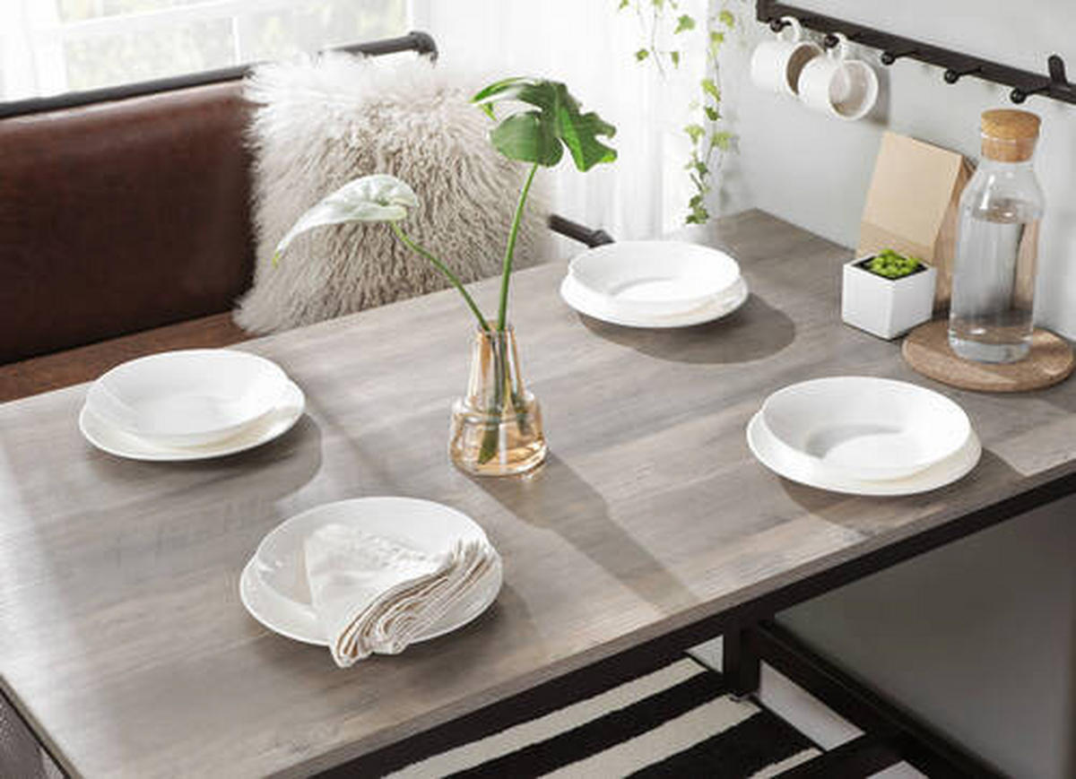 BAR SET Grau, Schwarz  - Schwarz/Grau, Basics, Metall (120/60/90cm) - Boxxx