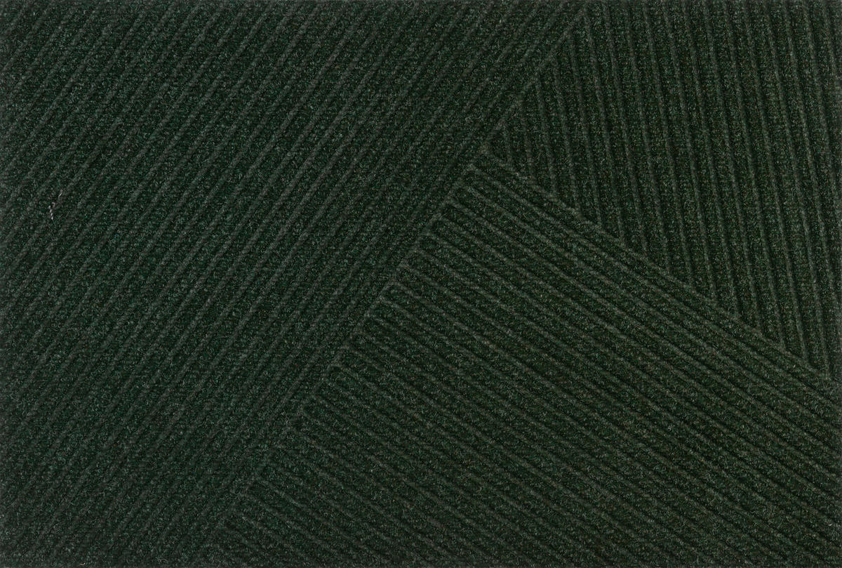 FUßMATTE  60/90 cm  Grün  - Grün, KONVENTIONELL, Kunststoff/Textil (60/90cm) - wash+dry
