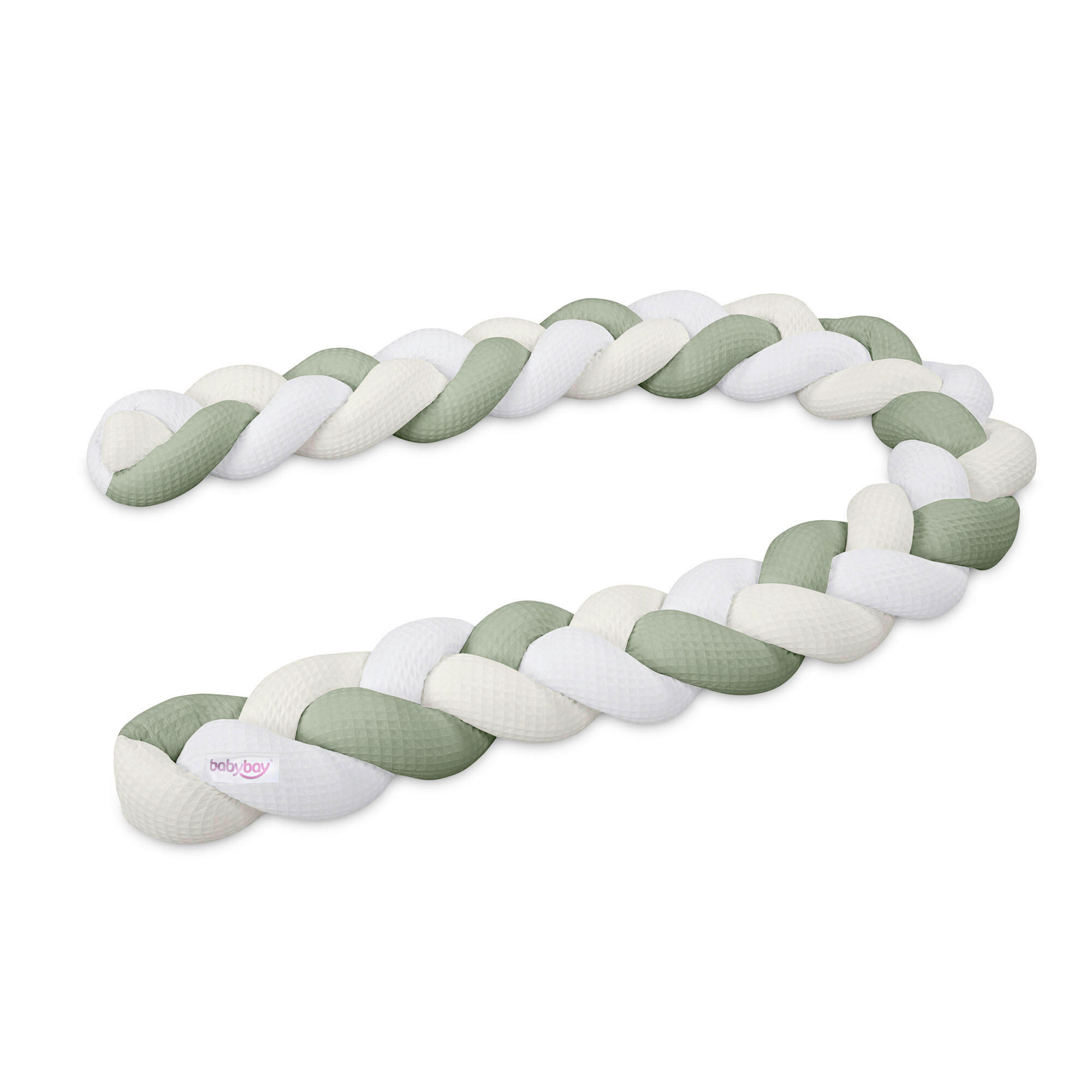 NESTCHENSCHLANGE  280/13/13 cm   - Jadegrün/Beige, Basics, Textil (280/13/13cm) - Babybay