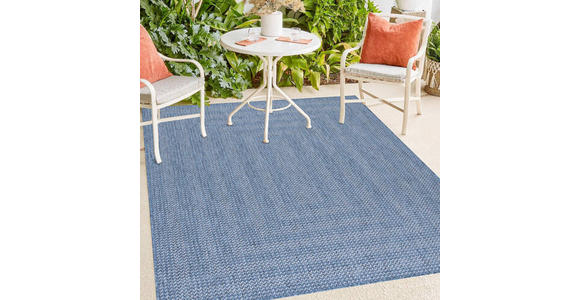 In- und Outdoorteppich 80/150 cm Zagora  - Blau, Basics, Textil (80/150cm) - Novel