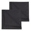 SERVIETTE 2ER SET 50/50 cm   - Anthrazit/Grau, Basics, Textil (50/50cm) - Curt Bauer