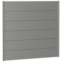 SICHTSCHUTZ - Grau, Basics, Metall (145/137/4,4cm) - Biohort