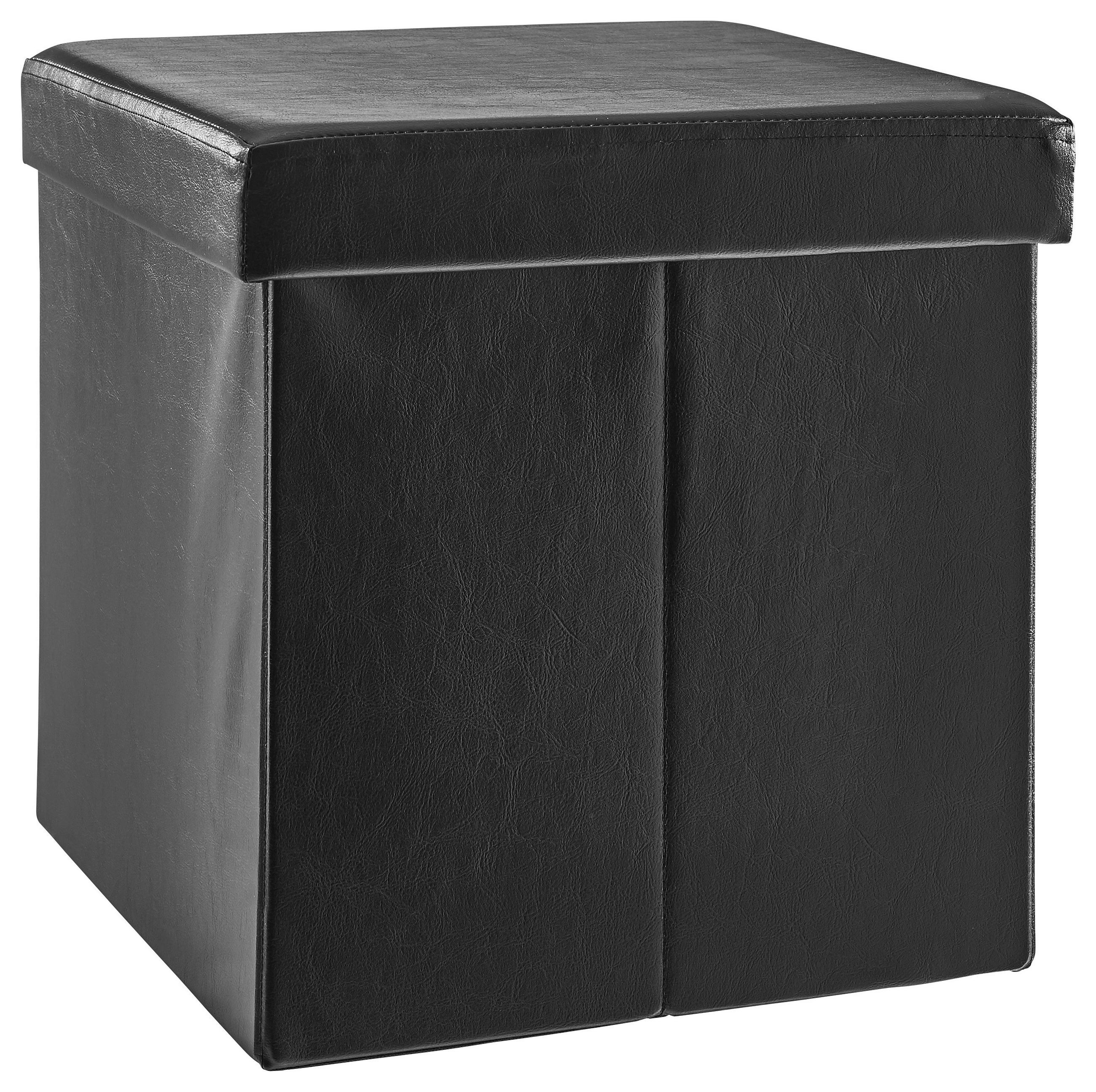 SITZBOX Uni  - Schwarz, Design, Textil (38/38/38cm) - Carryhome