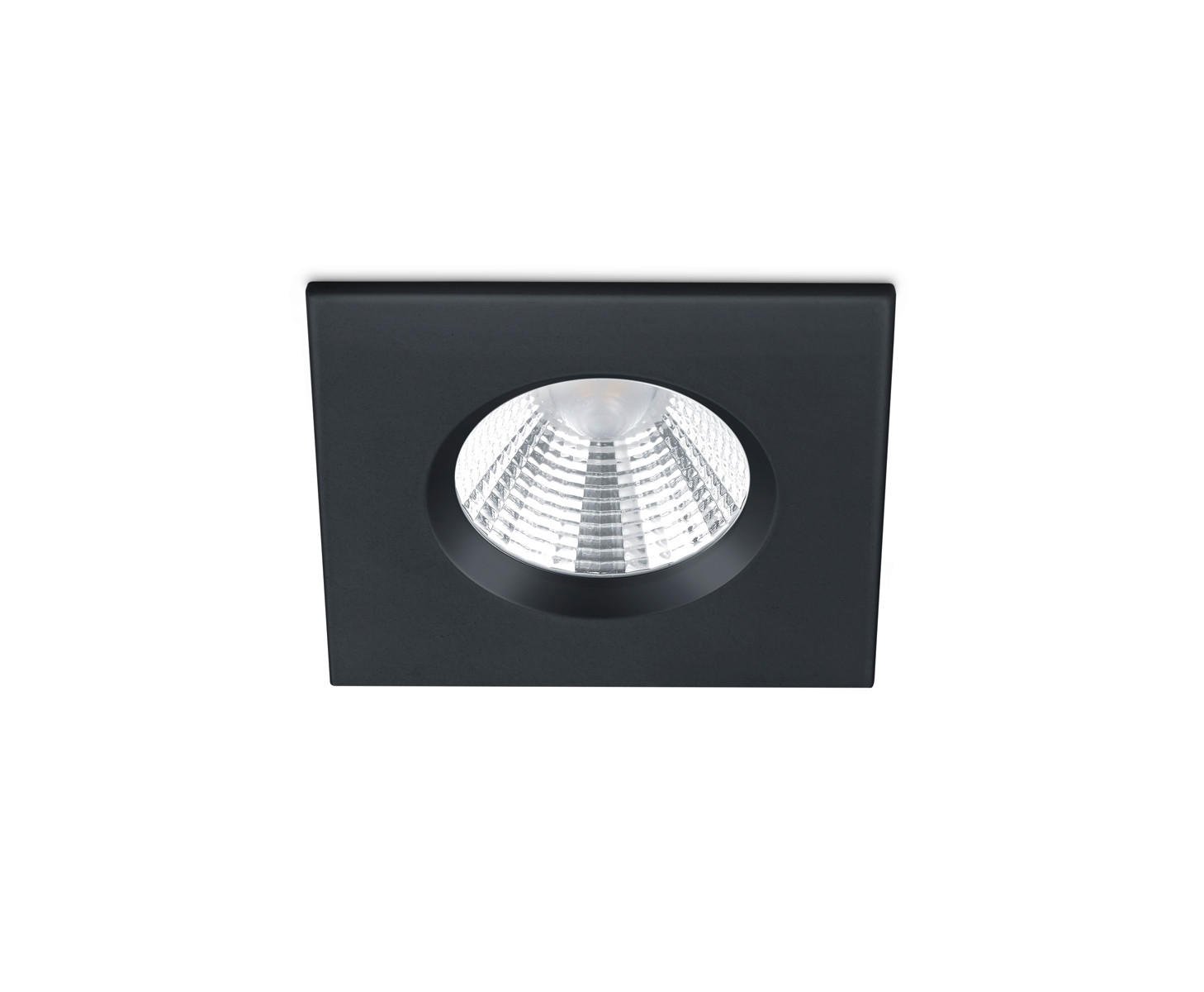 LED-EINBAUSPOT 8,5/8,5/6,8 cm   - Schwarz, KONVENTIONELL, Metall (8,5/8,5/6,8cm) - Trio Leuchten