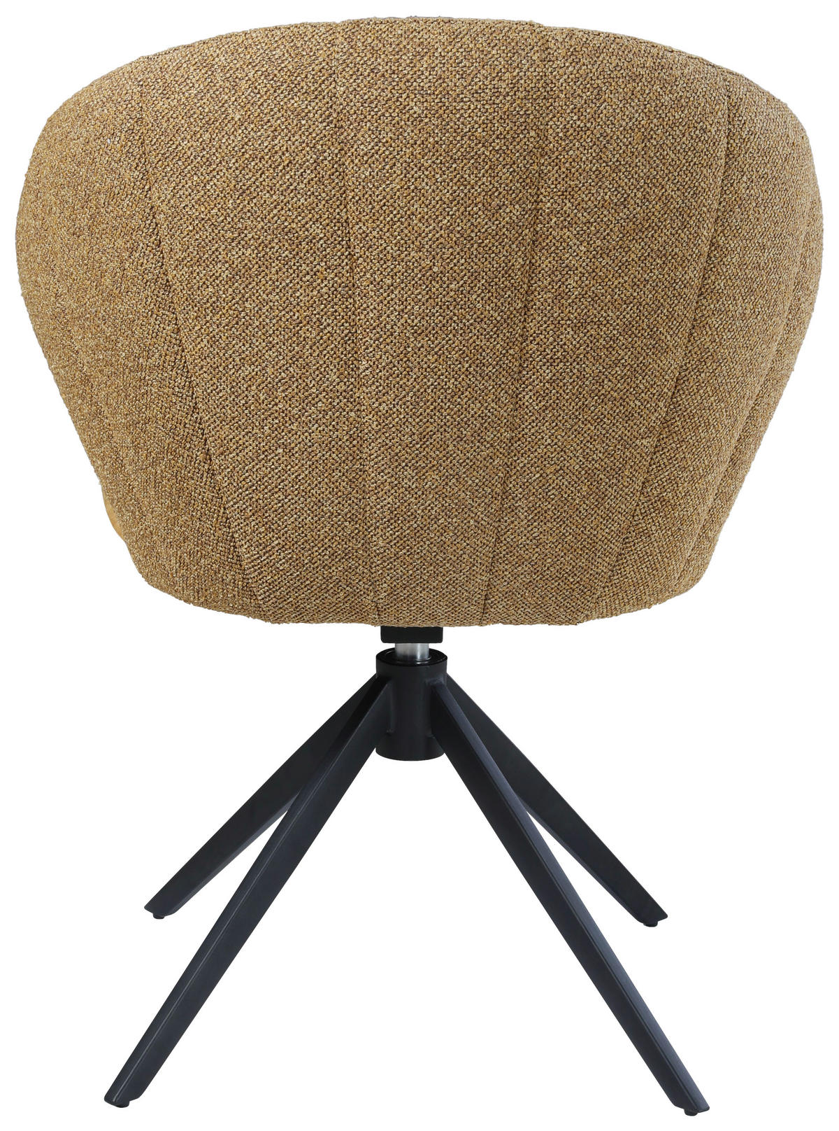STUHL - Rostfarben/Schwarz, Design, Textil/Metall (61/87,5/63,5cm) - Novel
