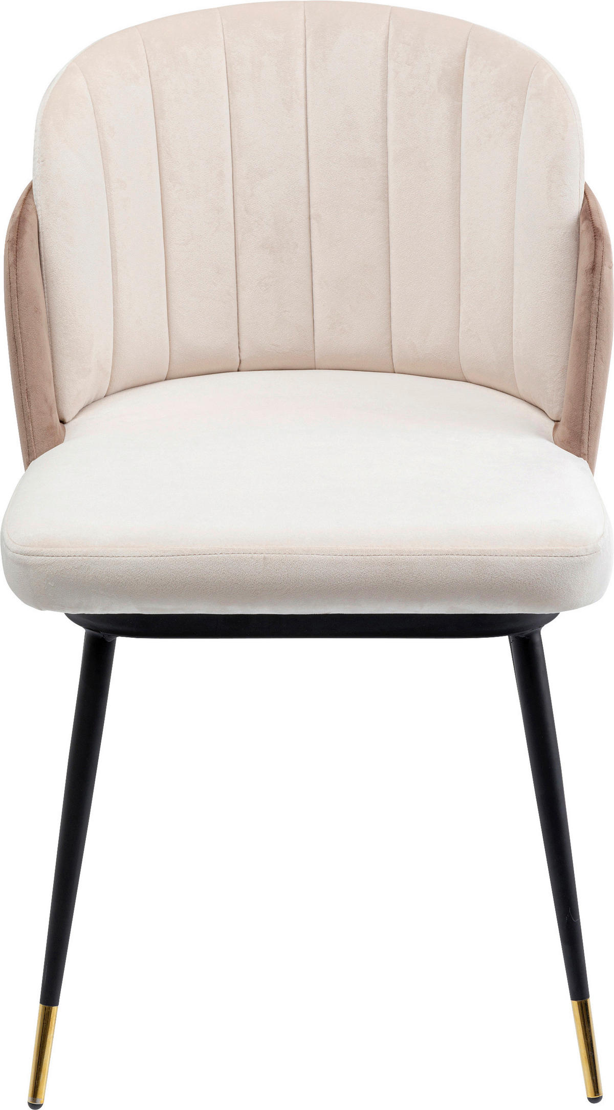ŽIDLE, černá, barvy zlata, béžová - černá/barvy zlata, Design, kov/textil (52/81/58cm) - Ambia Home