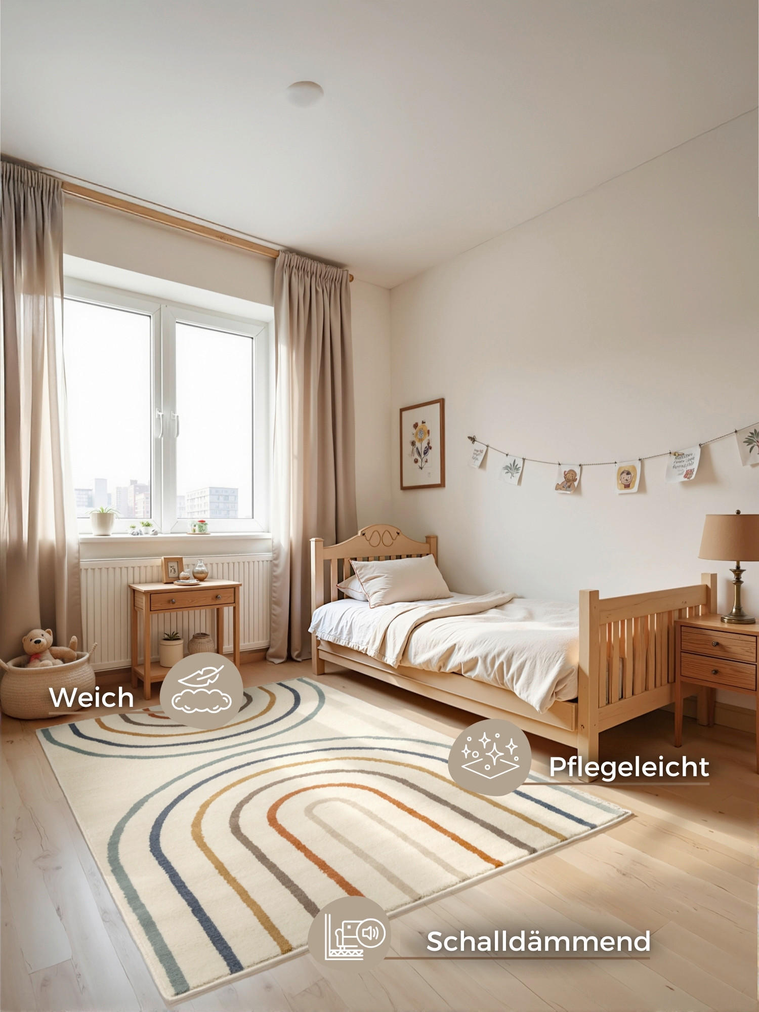 KINDERTEPPICH 120/170 cm Adventures  - Multicolor/Creme, Design, Kunststoff/Textil (120/170cm)