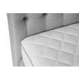 BOXSPRINGBETT 160/200 cm  in Hellgrau  - Hellgrau, Design, Holz/Textil (160/200cm) - Carryhome