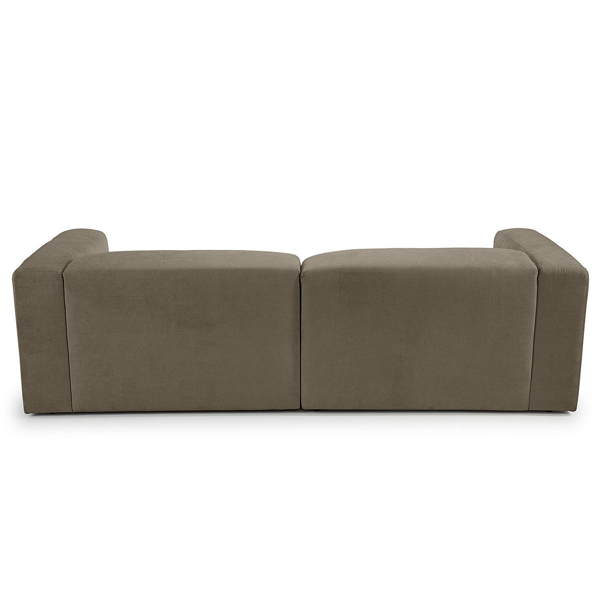 ECKSOFA in Struktur Dunkelgrau  - Dunkelgrau, Modern, Textil (255/72/160cm) - Trendmanufaktur
