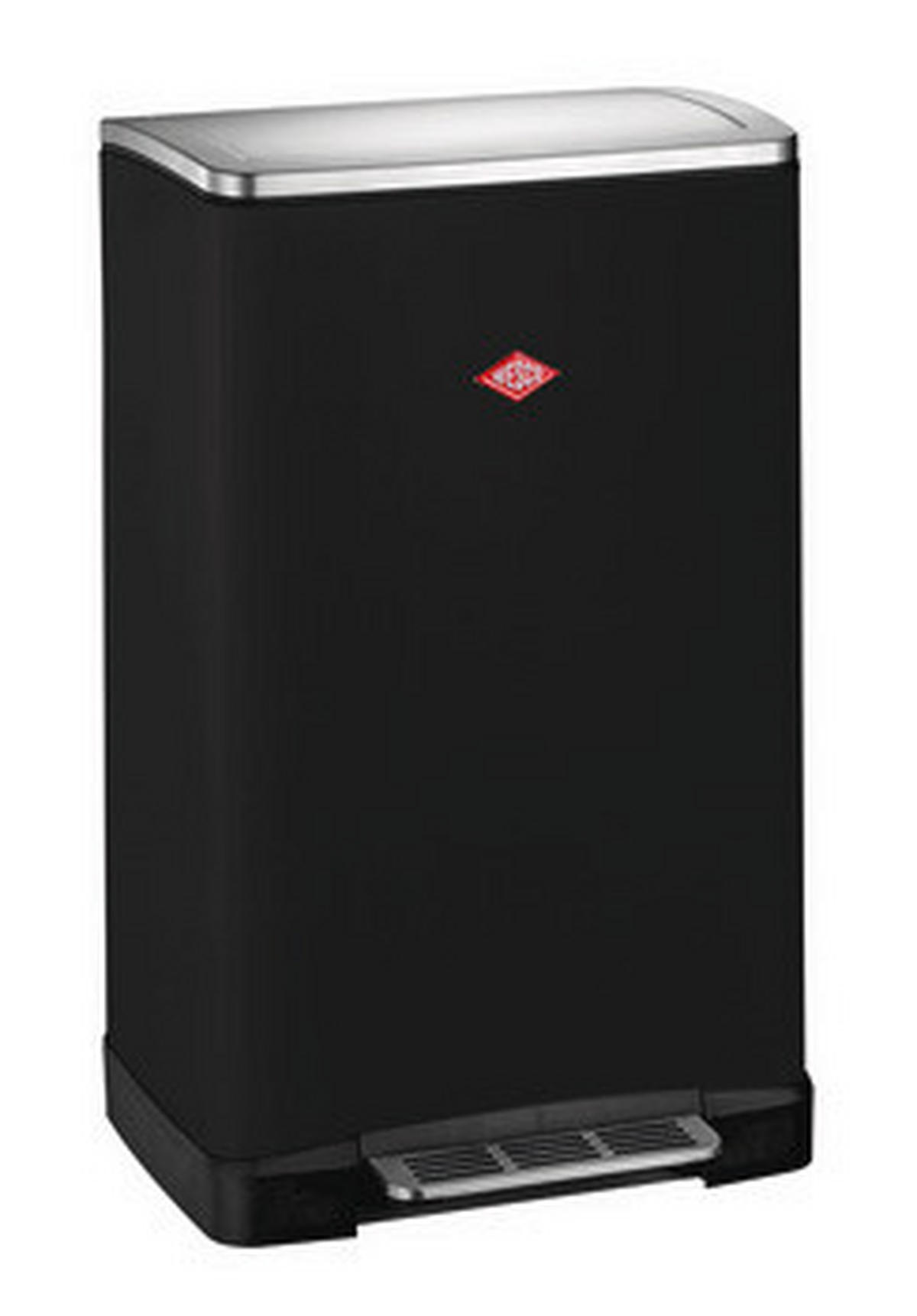 ABFALLSAMMLER BIG DOUBLE BOY 2X18 L  - Schwarz, KONVENTIONELL, Kunststoff/Metall (40,5/65/34,5cm) - Wesco