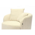 SESSEL in Webstoff Naturfarben  - Schwarz/Naturfarben, Design, Textil/Metall (101/82/97cm) - Carryhome