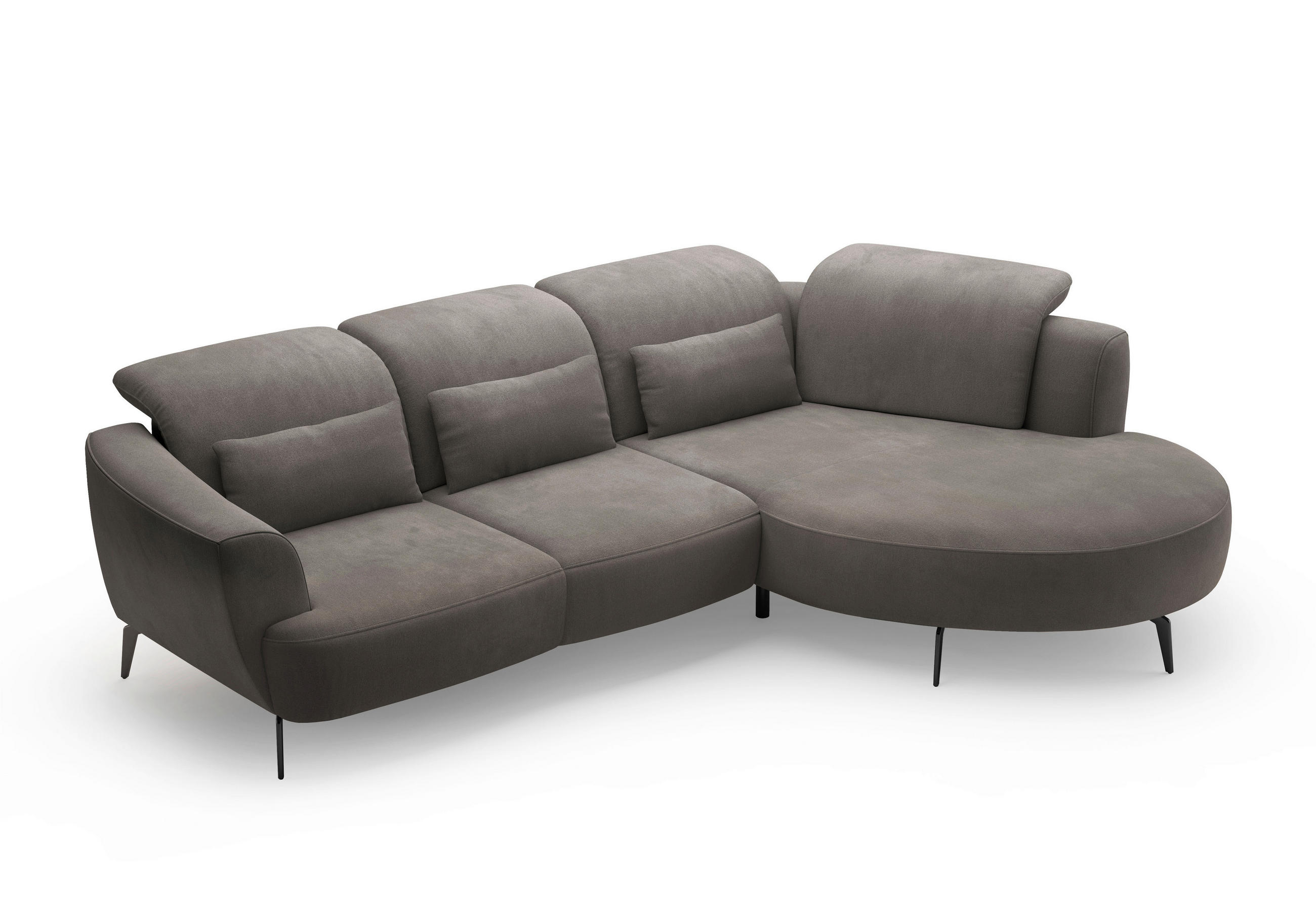 ZIERKISSEN  60/30 cm   - Graphitfarben, KONVENTIONELL, Textil (60/30cm) - Sit & More
