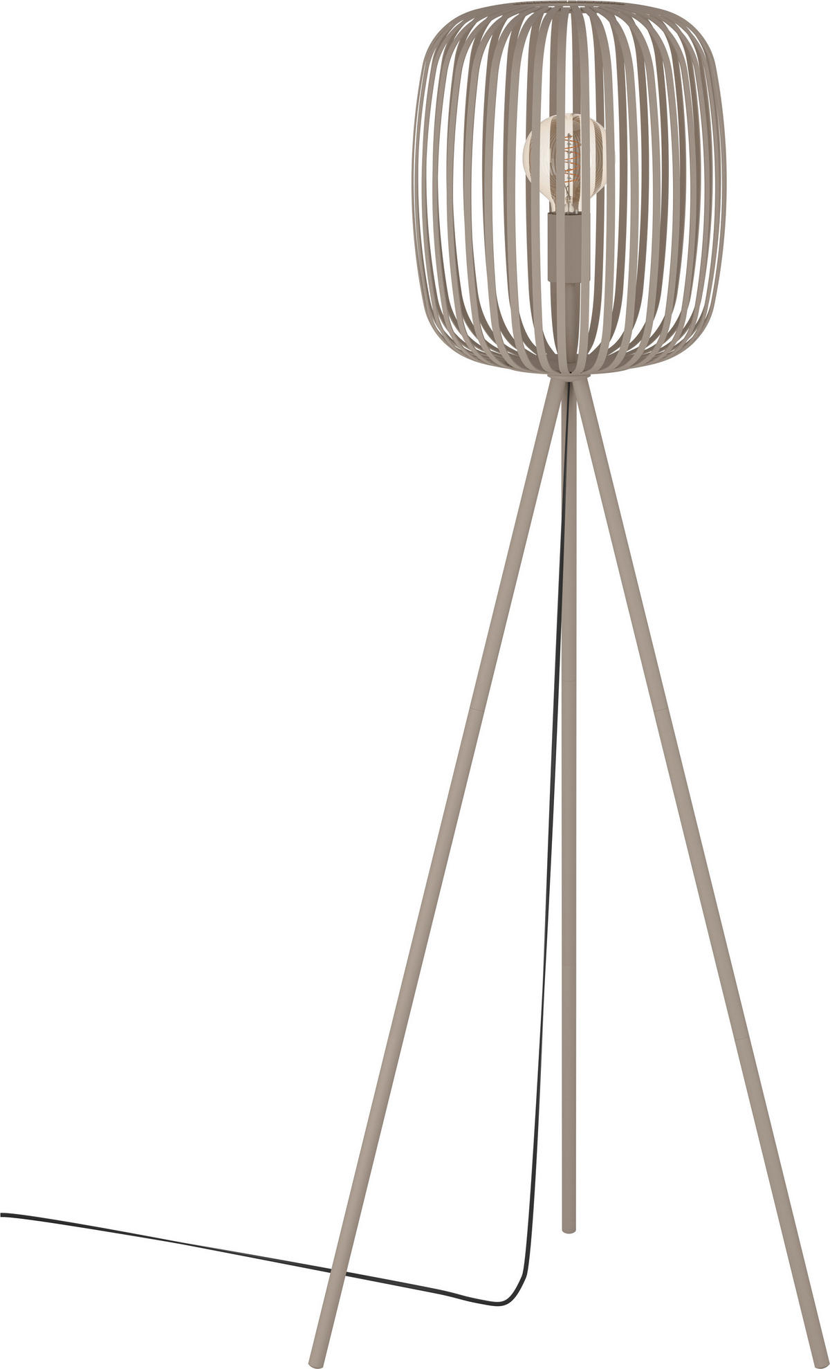 STEHLEUCHTE - Sandfarben, Design, Metall (32,5/140,5cm) - Eglo