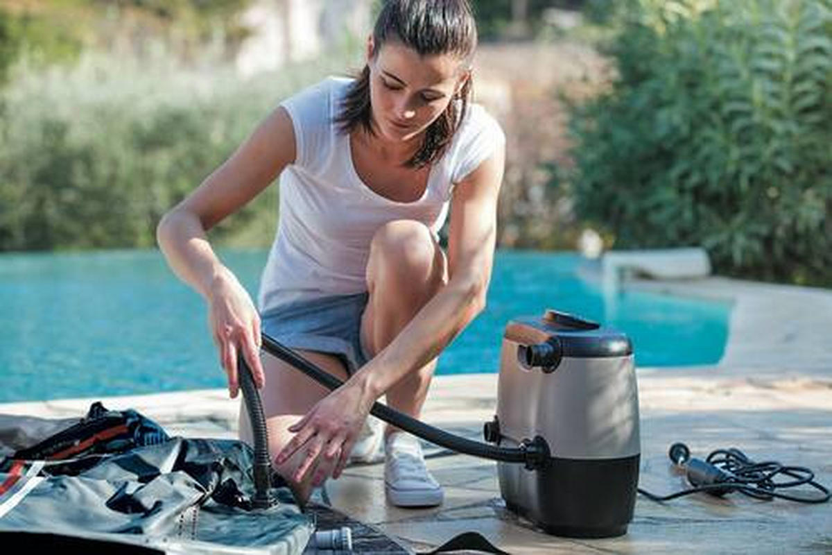 WHIRLPOOL 195/70 cm  - Schwarz/Grau, Basics, Kunststoff/Metall (195/70cm)