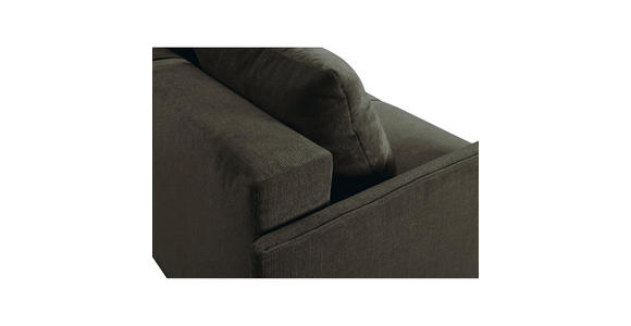 SCHLAFSOFA Chenille Dunkelgrau  - Dunkelgrau/Beige, Design, Holz/Textil (205/75/100cm) - Xora