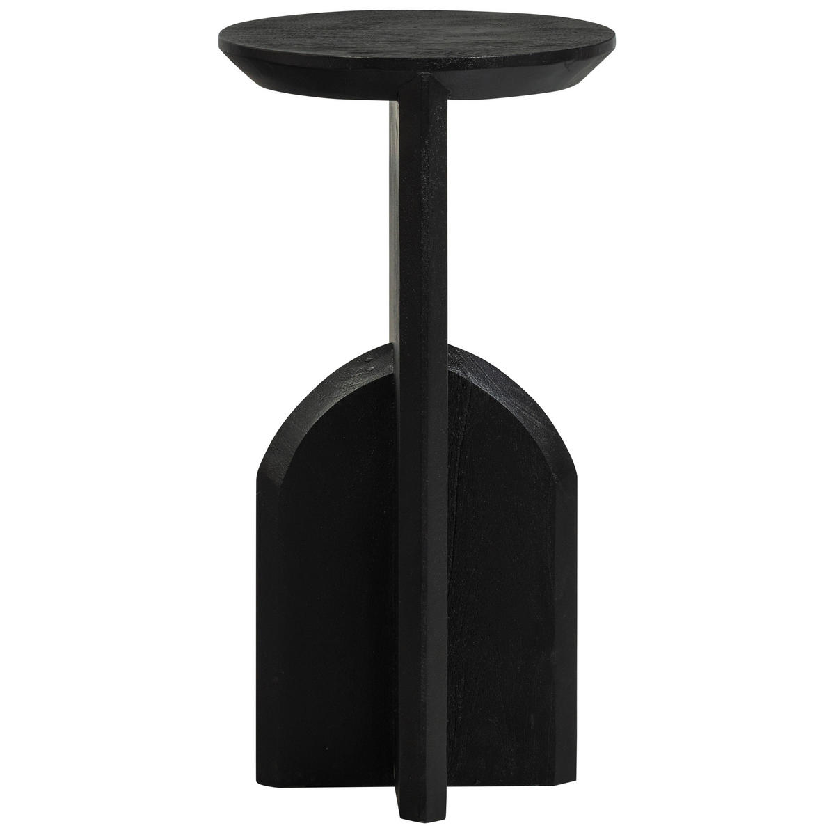 BEISTELLTISCH in Holz 30/30/58 cm  - Schwarz, Design, Holz (30/30/58cm) - Livetastic