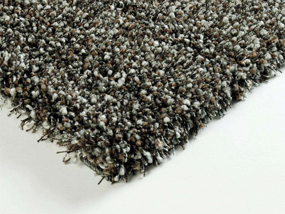 HOCHFLORTEPPICH 120/170 cm Fashoin Shaggy Braun, Grau  - Braun/Grau, Basics, Textil (120/170cm) - Novel