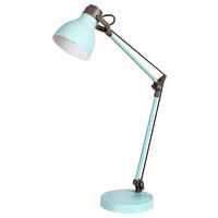STOLNÁ LAMPA, E14, 16/58/31 cm - mätovozelená, Basics, kov (16/58/31cm)