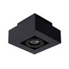 LED-DECKENLEUCHTE    14/14/8.8 cm  - Schwarz, Basics (14/14/8.8cm) - Lucide