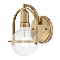 WANDLEUCHTE - Messingfarben, Konventionell, Metall (23,3/15,8/18,9cm) - Elstead Lighting