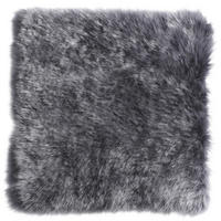 SITZKISSEN 34/34 cm  - Anthrazit, KONVENTIONELL, Textil/Fell (34/34cm) - Esposa