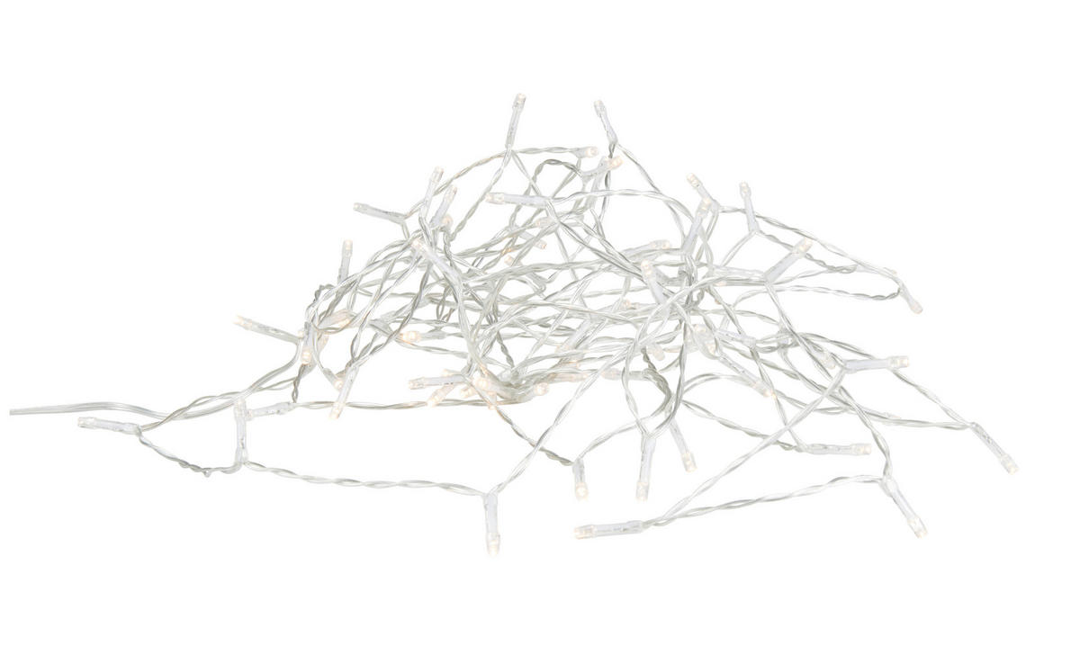 LICHTERKETTE 840 cm  - Transparent, KONVENTIONELL, Kunststoff (840cm)