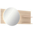 WANDSPIEGEL 150/78/17 cm in rechteckig - Eichefarben, Design, Glas/Holzwerkstoff (150/78/17cm) - Xora