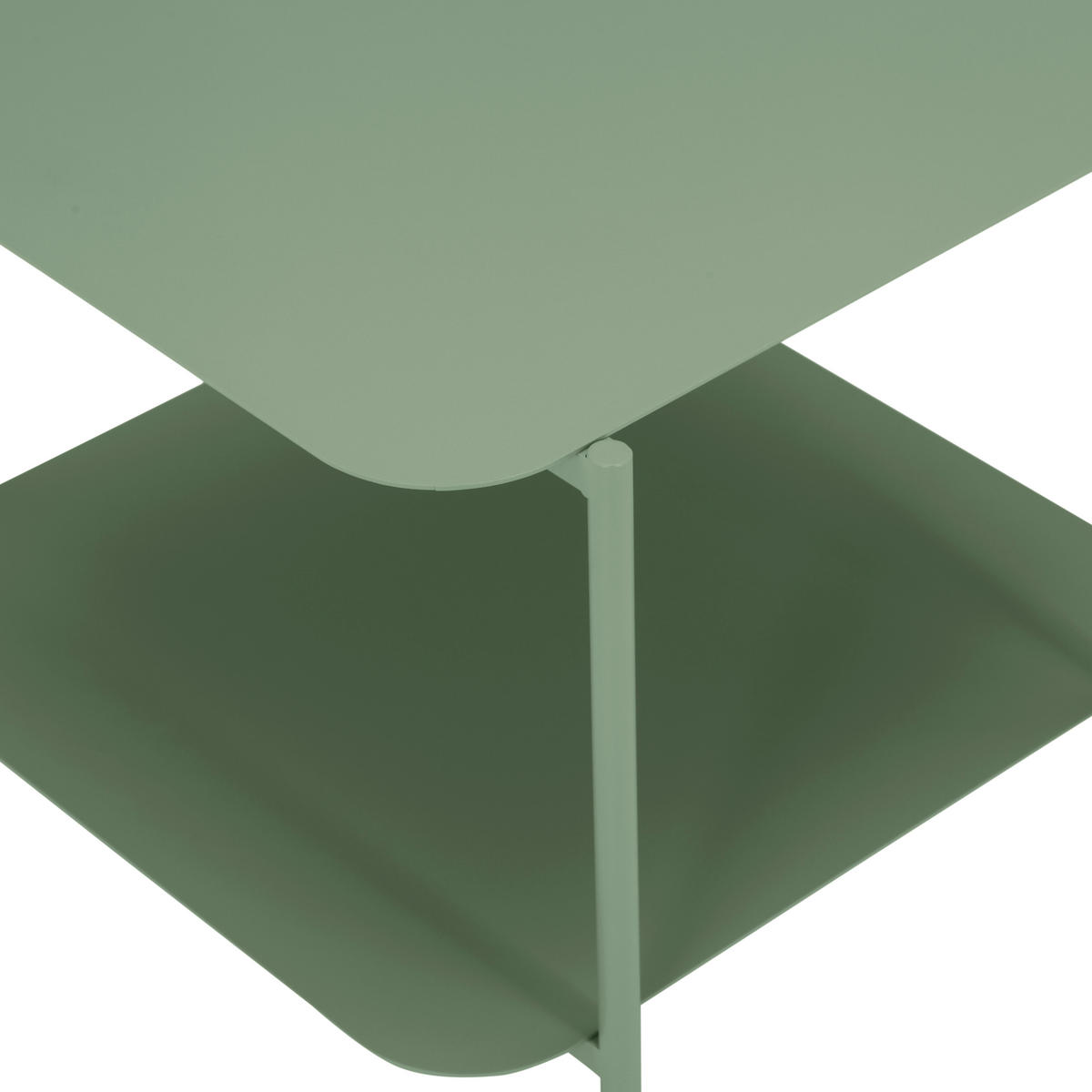 BEISTELLTISCH 48,4/45/40 cm Grün quadratisch  - Grün, Design, Metall (48,4/45/40cm) - Carryhome