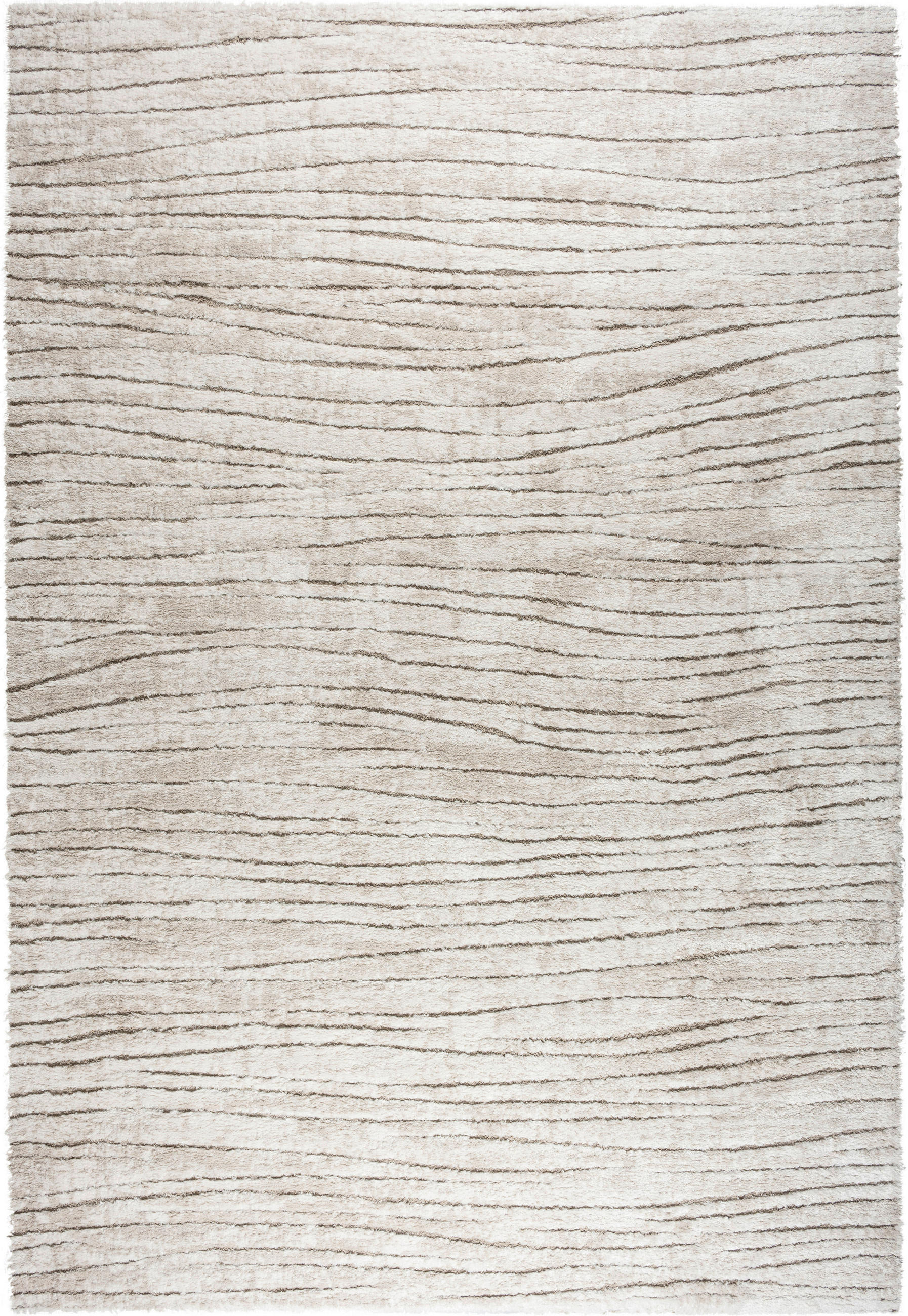 WEBTEPPICH  Wohnzimmer 133/195 cm Masai Weiß  - Weiß, Basics, Kunststoff/Textil (133/195cm) - Novel
