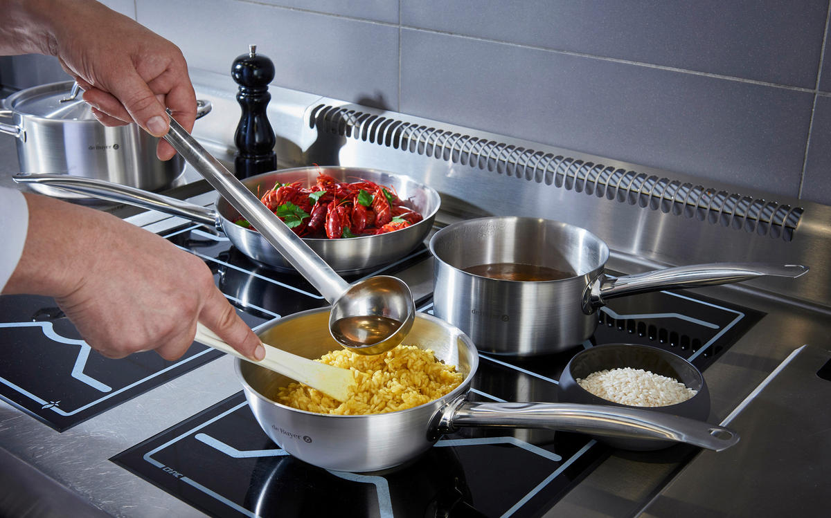 SCHMORPFANNE DE BUYER MINERAL B PRO 28 cm  - Silberfarben, Basics, Metall (28cm) - De Buyer