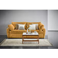 SCHLAFSOFA Cord, Plüsch Orange  - Schwarz/Orange, MODERN, Kunststoff/Textil (240/90/120cm) - Carryhome