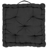 BOXKISSEN 40/40/8 cm    - Dunkelgrau, Basics, Textil (40/40/8cm) - Esposa