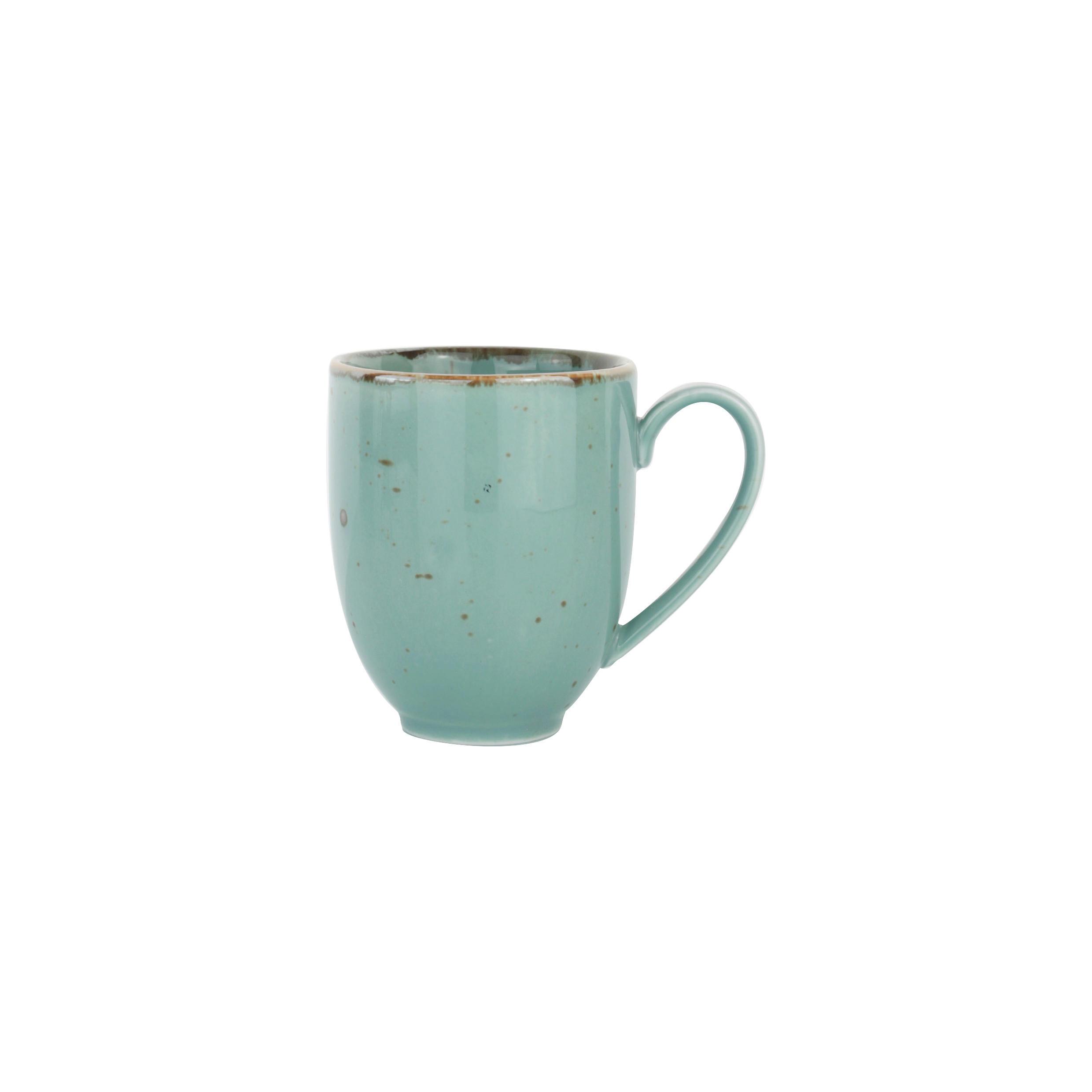 KAFFEEBECHER - Türkis, LIFESTYLE, Keramik (0,4l) - Landscape