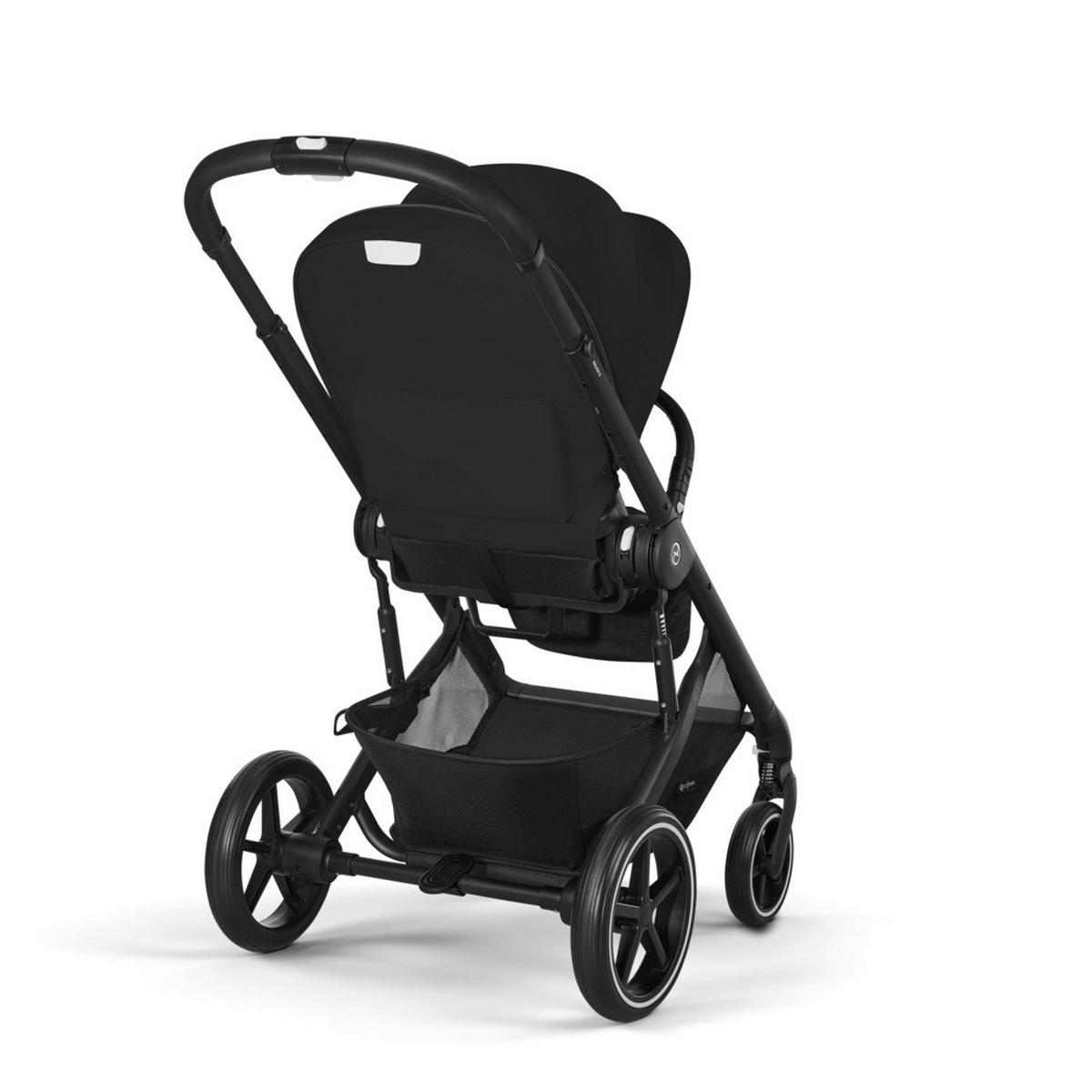KINDERWAGEN  Balios S Lux  Moon Black  - Schwarz, Basics, Textil/Metall (91/60/110cm) - cybex GOLD