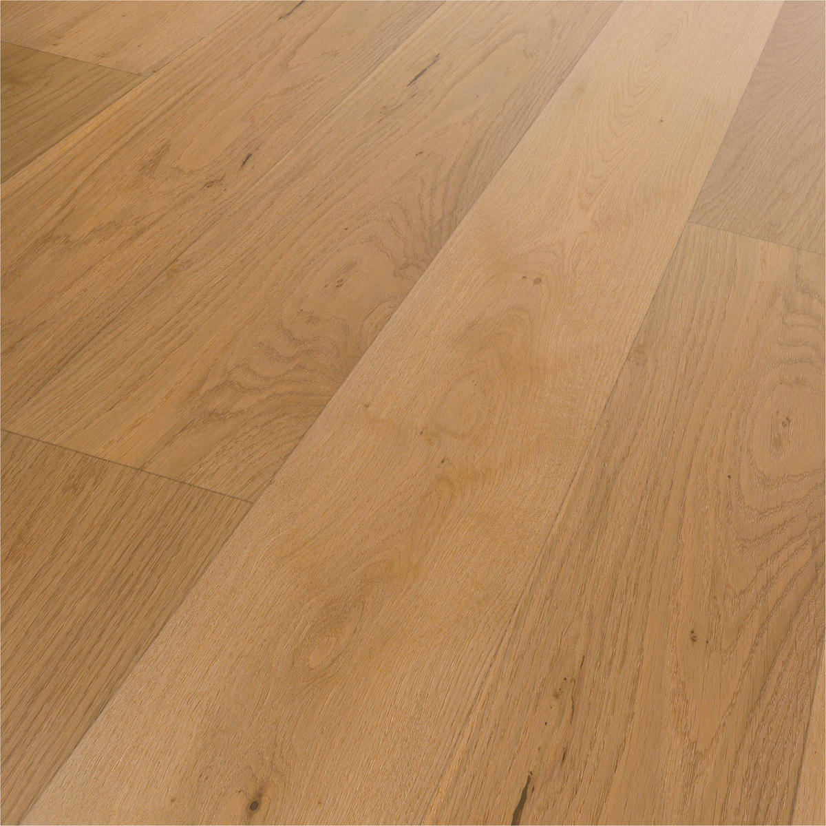 PARKETTBODEN susify Echtholzböden  per  m² - Hellbraun/Eichefarben, Basics, Holzwerkstoff (190/19/0.8cm)